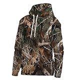 KAFFUL Cool Hoodies for Men Graphic, Hunting Camo Fleece Sweatshirt, Fashion Teen Boy Clothes Gifts Hooded Pullover Sweatshirt,2XL