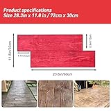 Realistic Wood floor Concrete Stamps Concrete Texture Mat Wood Texture Concrete Molds Mat Wood Grain Concrete Seamless Wood Plank Concrete Stamps Mat Outdoor Landscaping Stone Forms