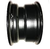 BV Parts Replacement Front 10" Black Wheel/Rim, 4/110 Bolt Pattern for use on Hammerhead R-150 and Other Gokarts