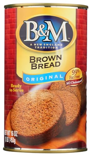 B & M Bread Brown Plain Pack of 2, Net WT 16 0z (1 LB) 453g