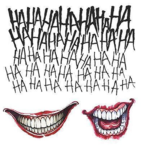 Rubie's unisex adult Suicide Squad Joker Tattoo Kit Costume Accessory, As Shown, One Size US