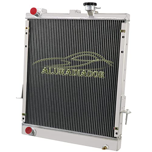 AluRadiador Aluminum Radiator for 1999-2004 Isuzu NPR NQR/GMC W5500 W4500 W3500 Forward/Chevy W5500 W4500 W3500 Tiltmaster W3S042 W4S042 W5S042 W5T042 W5R042 2 Row Core Radiators