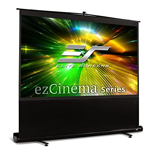 Elite Screens ezCinema Series, 150-INCH 16:9, Manual Pull Up Projector Screen, Movie Home Theater 8K / 4K Ultra HD 3D Ready, 2-YEAR WARRANTY, F150NWH