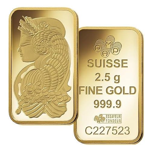IROLD 24k 9999 Fine Gold Bar, 2.5 Ounces, Ingot, Gold Bullion