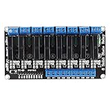 AITRIP 1PCS 8 Channel 5V Solid State Relay Module Board High Level Trigger Compatible with Arduino Uno Duemilanove MEGA2560 MEGA1280 ARM DSP PIC (1PCS)