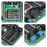 DWEII 2PACK 18650 Lithium Battery Capacity Tester Module MAh MWh Digital Battery Power Detector Module 18650 Battery Tester Type-C (4 Channel)