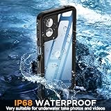 AICase for Motorola Moto G Play 4G 2024 Case Waterproof Clear Built-in Screen Protector Snowproof,Dustproof,Shockproof,IP68 [Real 360] Full Body Protection Fully Sealed Underwater for for Moto G Play