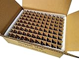 DropperStop™ 1oz Amber Glass Dropper Bottles (30mL) with Tapered Glass Droppers - Pack of 99