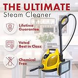 Vapamore MR-100 Primo Steam Cleaner, 20 Extensions/Attachments including the Turbo Pet Tool, Chemical Free Professional-Grade Steamer for Cleaning Floors, Mattresses, Cars, Upholstery and More