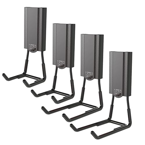 GATOR MAGNETICS Open Storage Hook: 4-Pack, The Ultimate Workshop & Garage Storage Systems, Heavy Duty Magnetic Hooks, Organization Solutions, 25lb Hold, for All Steel Surfaces 2.5" & 4" Hooks