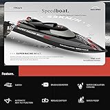 Ssccgym Remote Control Speed RC Brushless Boat WLtoys WL916 2.4G 55km/h Under Motor RC Submarine with LED ights for Hobbies Adults Boys Favor