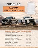 GOTIDY Inflatable Truck Bed Mattress for Tacoma for Short Bed Jeep Gladiator JT 5ft, Truck Bed Air Mattress 5ft-5.5ft, Space-Optimized Design, Built in Pump, Oversized Bag, Detachable Tailgate Section