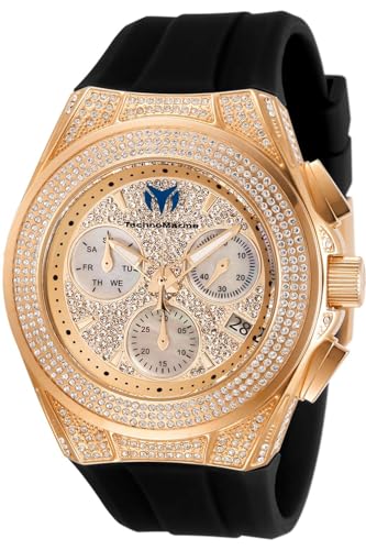 Technomarine TM-118109 Cruise Pave Unisex 45mm Rose Gold Watch