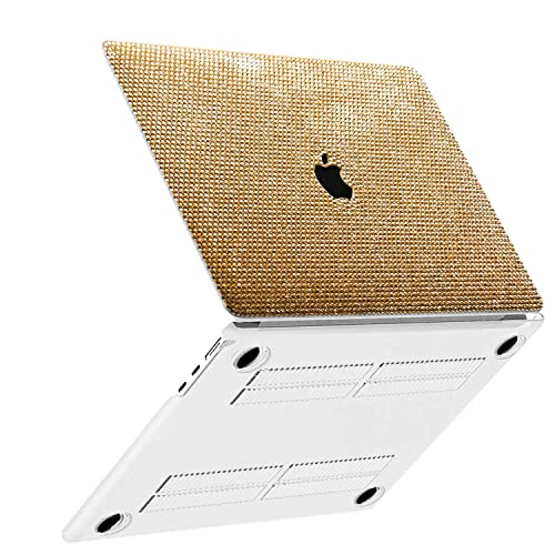 Teazgopx Bling Rhinestone Case Compatible with MacBook Pro 16 inch 2020 2019 Release Model A2141,3D Glitter Sparkle Diamond Case Fashion Luxury Shiny Crystal Hard Shell for Women Girls