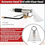 Shop Vac Extractor Kit, Universal Upholstery Tool with Wand, Hose and Filter, Vacuum Extraction Kit Converts Vacuum to Carpet and Upholstery Extractor, For Home Carpets, Car Carpets, Upholstery