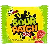 SOUR PATCH KIDS Candy (Original and Watermelon) and SWEDISH FISH Candy Halloween Candy Variety Pack, 1 - 100 Trick or Treat Snack Packs