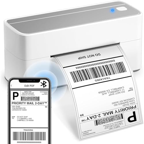ASprink Bluetooth Shipping Label Printer - 241BT Label Printers for Shipping Packages - 4x6 Shipping Label Printer Wireless Label Makers, Compatible with USPS, Shopify, Amazon, Ebay