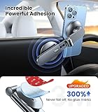 VICSEED Tesla Phone Mount【Strongest Magnet Power】MagSafe Car Mount for Tesla Model 3 Model Y, Foldable Hidden Tesla Phone Holder Fit for All Phone, Tesla Model Y Accessories Tesla Model 3 Accessories