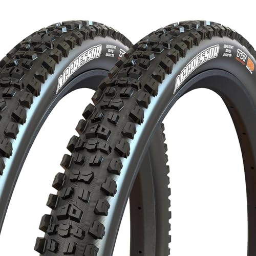 MAXXIS Aggressor - 2 Pack - 26", 27.5", 29" - Mountain Bike Tire, Tubeless Ready | Designed for high-Speed, Hard-Packed, Rocky MTB Trails, Size 29x2.30 - EXO, E25, 2 Pack