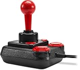 SPEEDLINK SL-650212-BKRD Competition PRO EXTRA USB Joystick - Anniversary Edition, Retro-Arcade-Stick, schwarz-rot