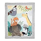 Bedtime Originals Mighty Jungle 3Piece Crib Bedding Set, Multicolor (283003V)