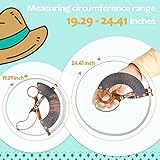 Olpchee Space Aluminum Handle Hat Ruler Scissor Type Ring Compass Adult Hat Size Measuring Tools