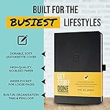 Get Stuff Done Productivity Planner, Daily, Weekly & Monthly Undated Agenda Planners for Full Focus and Goal Setting, Personal Organizers for Men & Women, 8.3" x 5.5"