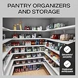 ClearSpace Clear Plastic Storage Bins – Pantry Organizers & Storage Containers, Cabinet Organizer - Home Organization Must Haves for Kitchen, Laundry Room, Office, Closet, Garage & Freezer