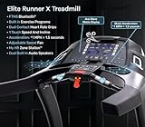 3G Cardio Elite Runner X Treadmill - Commercial Grade - FreeSync FTMS Bluetooth Connectivity - 4.0 HP - Large Ortho Flex Shock Suspension System Deck - Marathon Training - 400 lb Capacity