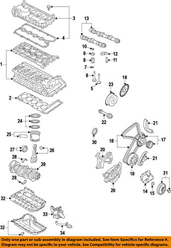 Volkswagen 07K 103 483 B, Engine Valve Cover Gasket