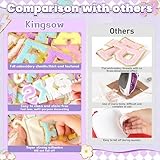 Chenille Embroidered Self-Adhesive Patches for Clothing: KINGSOW 125PCS Cute Stick On Letters Patch for DIY Accessories - Star Heart Rainbow Embroidery Stickers for Backpacks Caps Jackets Shirts