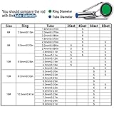 9KM DWLIFE Fishing Rod Tip Repair Kit 35pcs, Black Stainless Steel, Wear Resistant Ceramic Ring, Guide Replacement