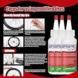 Tubeless Tire Sealant, Cycling Syringe Set - Replenisher| Long Lasting, Fast Sealing | for MTB, Road, CX and Gravel Bicycle Tires Holes Up to 6mm