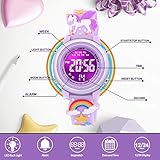 VAPCUFF Toys for Girls Age 3-12, Kids Watches for Girls Fun Toys for 6 7 8 9 10 11 12 Year Old Girls Popular Gifts for 6 7 8 9 10 11 12 Year Old Girls - Unicorn Purple