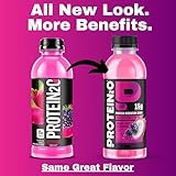 Protein2o 15g Whey Protein Infused Water Bottle, Dragon Fruit Blackberry, 16.9 Fl Oz (Pack of 12), 202.8 Fl Oz