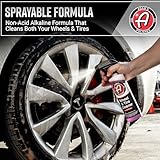 Adam's Polishes Wheel & Tire Cleaner Gallon - Professional All in One Tire & Wheel Car Wash Wheel Well Cleaning Spray for Car Detailing | Safe On Most Rim Finishes