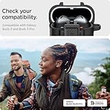 Spigen Lock Fit Designed for Samsung Galaxy Buds3 Pro and Galaxy Buds 3 (2024) Case with Secure Lock Protection - Matte Black