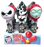 Nightmare Before Christmas Lollipop Holder 12 Count | Collectable Toy Lollipop Case | Party Favors for Halloween, Goodie Bags, Piñata Candy, Game Prizes | Bulk Set of 12 | Lollipops Included