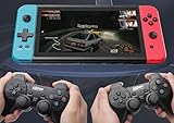 Cawevon Powkiddy X70 HD Retro Handheld Game Console 7 inch Joystick FC Arcade Simulator Two-Player Battle, Built-in 6000+ Games