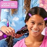 Just My Style Tinsel Hair Stylist Studio, Fairy Hair Tinsel Kit, 9 Colorful Tinsel Strands & Hair Beading Tool, Hair Extensions for Kids, Fun Hair Accessories for Teens, Great Gifts for Preteens