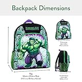 Marvel Hulk Backpack | Avengers School Backpacks for Boys | The Incredible Hulk Kids Bag