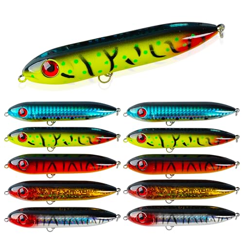 Catfish Rattling Line Float Lure Catfish Rig Float Popper Lure Demon Dragon Style Peg Lure for Santee Rig Fishing Rattle Bait for Lake River Bank (10pcs Catfish Float Lures)