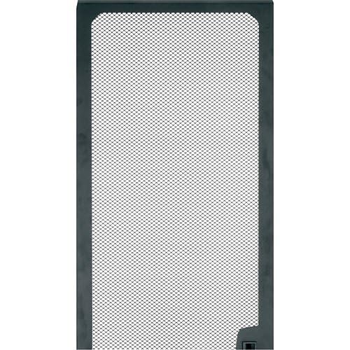 LVFD-18 Vented Front Door for DWR and EWR Racks, 64% Open, 18 RU, Black