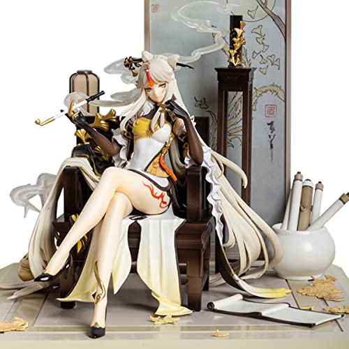 Genshin Ningguang Figure Eclipsing Star Ver 1/7 Game Character PVC Model 27CM Toy Gift (Full Version)
