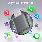 CarPlayKits Wireless Carplay Adapter for iPhone,Apple CarPlay Wireless Adapter 2025 Upgraded,Mini Dongle Convert Wired to Wireless Car Play Adapter for Cars from 2016 and iOS 10+ USB Type A Grey