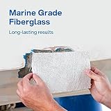 Fiberglass Mat - Fiberglass Cloth Roll 50in x 30ft - Marine Grade 1.5 Oz Premium Quality Chopped Strand Mat - Fiber Glass Sheet 125 sq ft - Resin & Epoxy Compatible - EGlass CSM for Boat Camper Repair