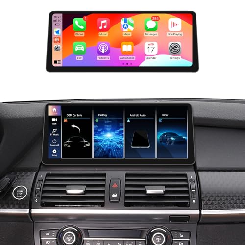 Uckazy for BMW X5 E70 X6 E71 Carplay Android Auto Radio Touch Screen Original CIC car Stereo 2011-2013 Linux System (E70 CIC System