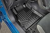 SMARTLINER Custom Fit All Weather 2 Row Floor Mats & Cargo Liner Set Black Compatible with 2020-2025 Nissan Versa (Only Fits Automatic Transmission)