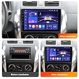 9 Inch Android 13 Car Radio Compatible with Suzuki SX4 2006~2014 Bluetooth Car Stereo Compatible with Carplay Android Auto, Navigation, Steering Wheel Controls, Backup Camera,M800S 8G+256G