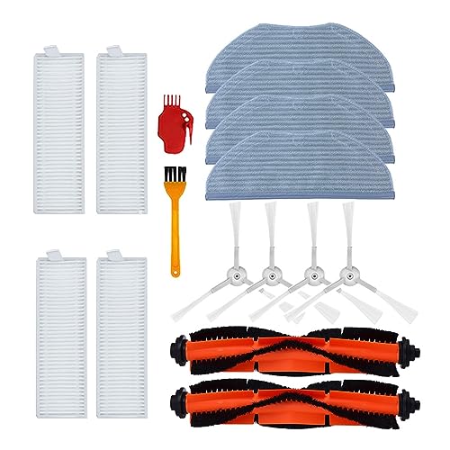 ZeAda Main Side Brush Mop Cloths Filter Spare Parts,Compatible for Xiaomi G1 Mi Robot Vacuum-Mop Essential Robot Vacuum Cleaner Accessories (Color : As show-11)
